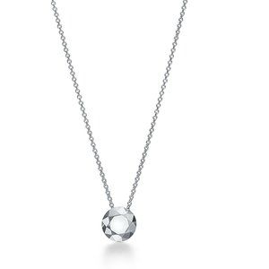 Tiffany & Co Elsa Peretti 2 Carat Faceted Pendant Necklace